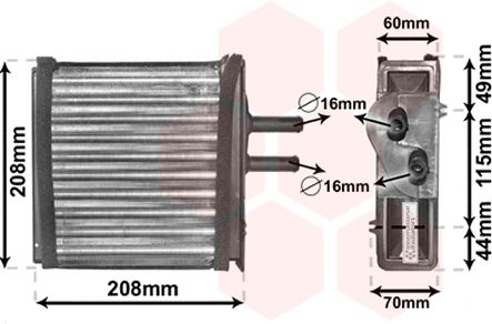 RADIATOR I NXEMJES NRF-53204 T-D6F002TT